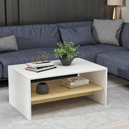 Couchtisch Apollon White and Sapphire Oak