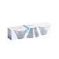 Set de 3 boluri din sticlă Honeypur,