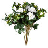 Umelá kvetina Azalka biela, 35 cm