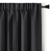 Restilo Závěs Blackout Pleat černá, 140 x 245 cm