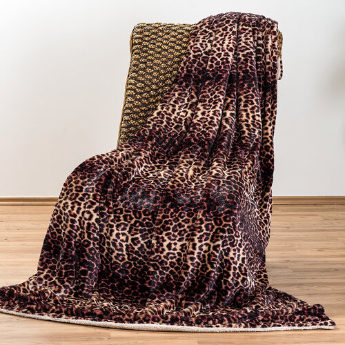 4Home beránková deka Leopard, 150 x 200 cm