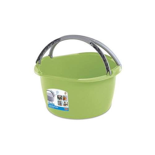 Plastično ovalno umivalno korito SOLE z ročaji, 16l