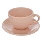 Orion Komplet ceramicznych filiżanek z talerzykiem Alfa 0,25 l, beżowy, 6 szt.