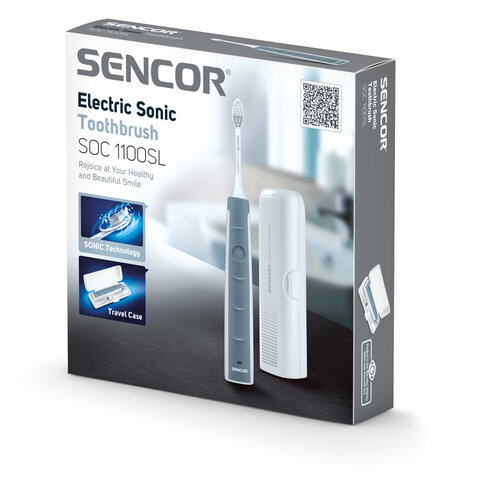 Sencor SOC 1100SL Zubní kartáček, šedá