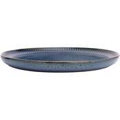 Altom Porcelánový mělký talíř Reactive Stripes modrá, 26 cm