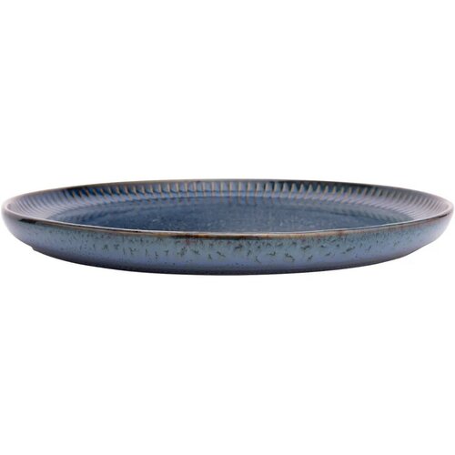 Farfurie întinsă de porțelan Altom Reactive Stripes albastru, 26 cm