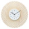 LAVVU Dřevěné designové hodiny s plynulým chodem CHIC, pr. 38 cm