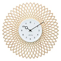 LAVVU Дерев'яний дизайнерський годинник з плавнимходом CHIC, діаметр 38 см
