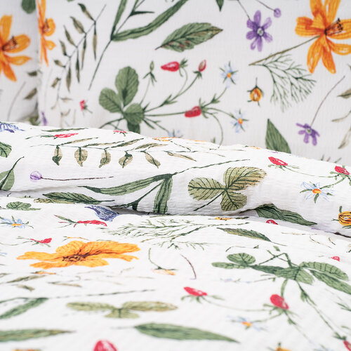 4Home Wildflower Bliss krep ágyneműhuzat, 140 x 220 cm, 70 x 90 cm