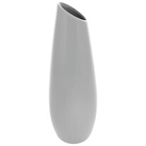 Керамічна ваза Oval, 12 x 36 x 12 см, сірий