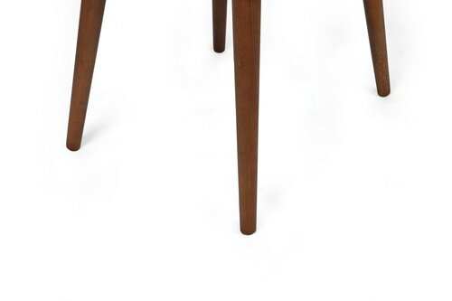 Zestaw krzeseł do jadalni Dallas Beige and Brown, 4 szt.