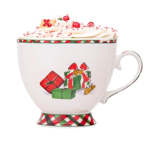 Altom Classic Christmas gifts porcelán jumbo bögre, 380 ml