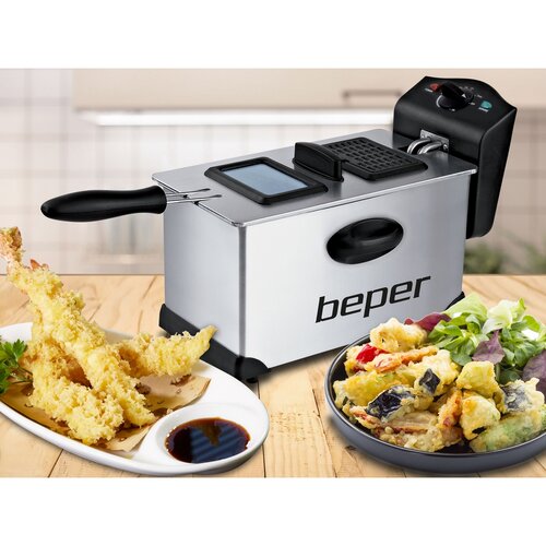 Beper BC353 friteuză din oțel inoxidabil 3,5 l