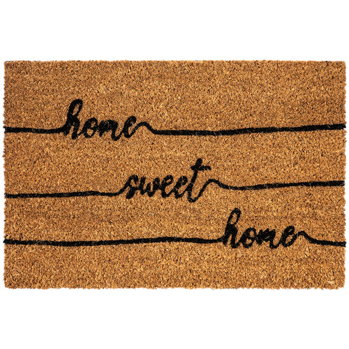 Kokosová rohožka Home Sweet Home, 40 x 60 cm