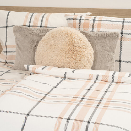 4Home Flanelové povlečení Elegant Plaid, 140 x 220 cm, 70 x 90 cm