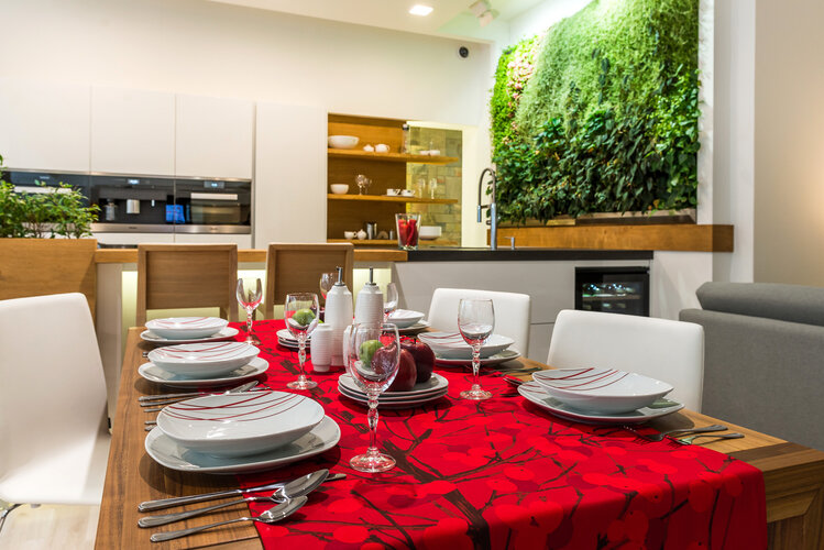 Obrus Lumimarja 60 x 250 cm, czerwony