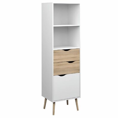 Knižnica OSLO 75382, biela