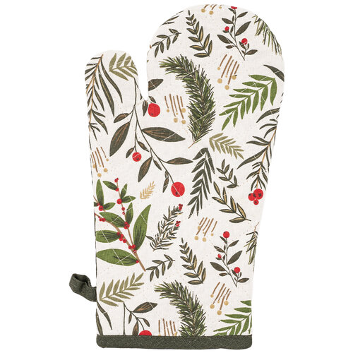 Mănușă de bucătărie Home Elements cumagnet Vâsc roșu, 18 x 32 cm