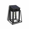 Solárne LED svietidlo Philips Lysin UltraEfficientso senzorom čierne, 3,2 W, 500 lm, 4000 K