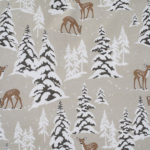 4Home Baumwollbettwäsche Christmas forest, 140 x 200 cm, 70 x 90 cm