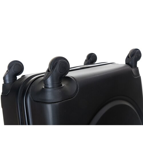 Pretty UP Cestovní skořepinový kufr ABS16 L, černá