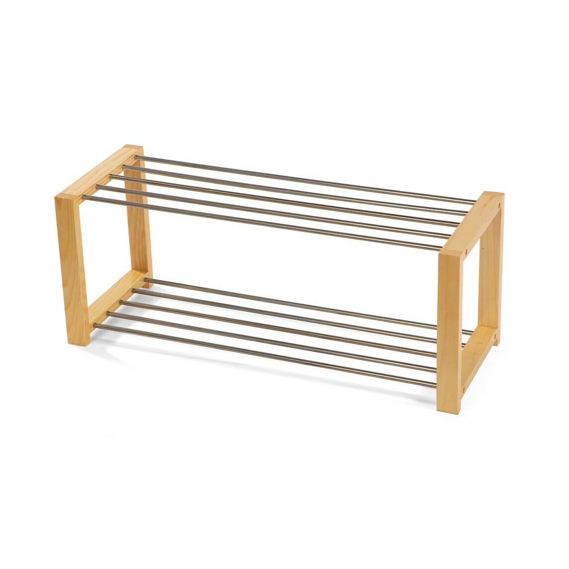 Kovový botník FRAME 2, přírodní
