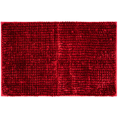 Mata łazienkowa Ella micro czerwona, 50 x 80 cm