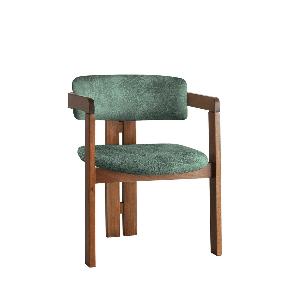 Jedálenská stolička CO Green and Walnut