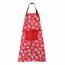 Božična kuhinjska predpasnik Srce rdeča, 70 x 90cm