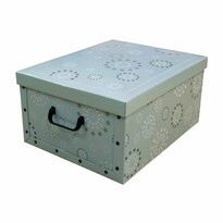 Compactor Skládací úložná krabice Ring, 50 x 40 x 25 cm, zelená