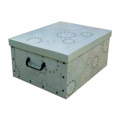 Compactor Pudełko do przechowywania składane Ring, 50 x 40 x 25 cm, zielony