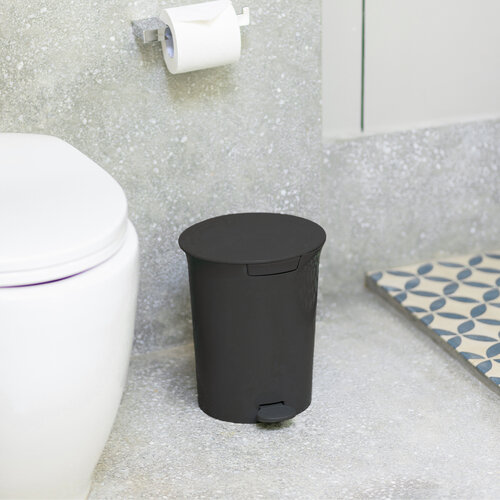 Treteimer 5 l, schwarz