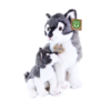 Rappa plüss farkas kölykével, 27 cm
