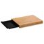 Placă de tăiat Kesper 58358 cu tavă de depozitare,negru, 34 x 24,5 x 3,5 cm