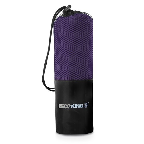 Prosop DecoKing Fitness Ekea, violet, 40 x 80 cm