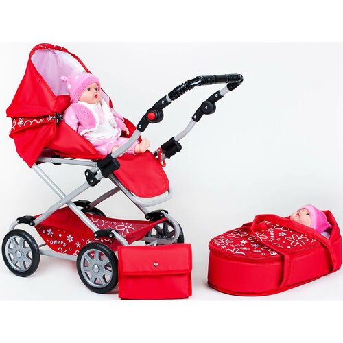 Neu Baby Puppenwagen Monikarot