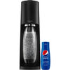 SodaStream Terra Black виробник для газованої  води з сиропом PEPSI 440 мл безкоштовно