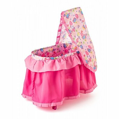 Woody Bett mit Betthimmel, 61 x 32,5 x 85 cm