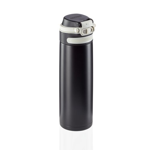 Leifheit Termoska s praktičnim zapiranjem 600 ml,črna