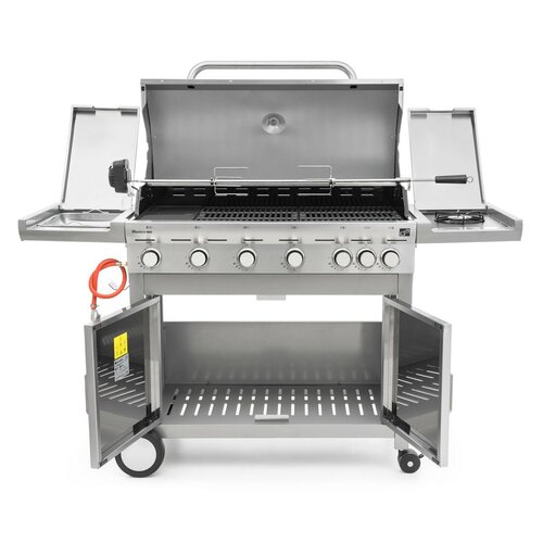 Grill gazowy G21 Mexico BBQ Premium line, 7 palników + gratis reduktor ciśnienia