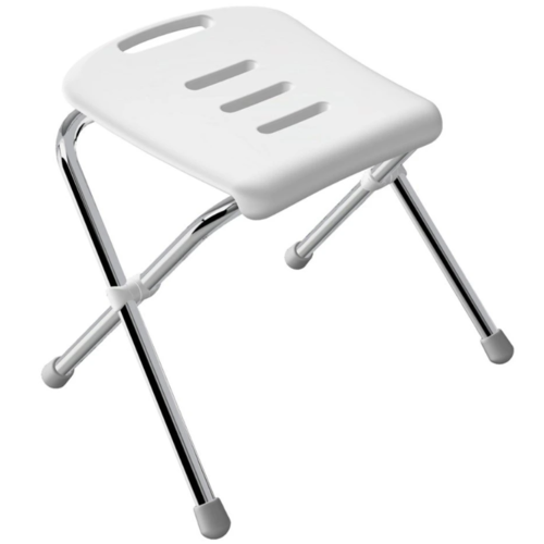 Spirella Klappbarer Duschsitz SITZ, weiß, 47 cm