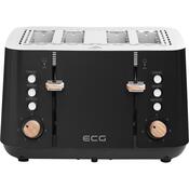 ECG ST 4768 opekač kruha Timber Black
