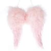 Engelsflügel aus Federn „Christmas Wings“, rosa, 31 x 25 x 8 cm