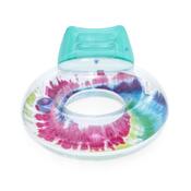 Scaun gonflabil Bestway cu mânere Tie Dye, 118x 117 cm