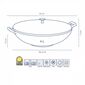 Kela Wok s pokrievkou liatinový CALIDO, 36 cm