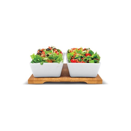 Lamart LT9018 5-delni servirni set Bamboo, 19 x 19cm