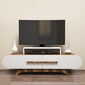Masă TV Rose Walnut Alb