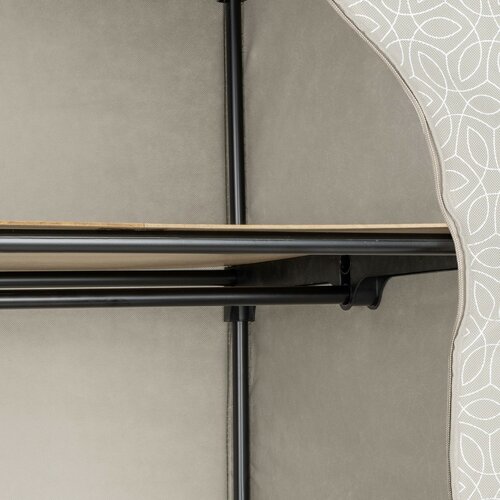 Wenko Zložljiva omara iz recikliranega blaga z Balance polico, 160 x 50 x 90 cm