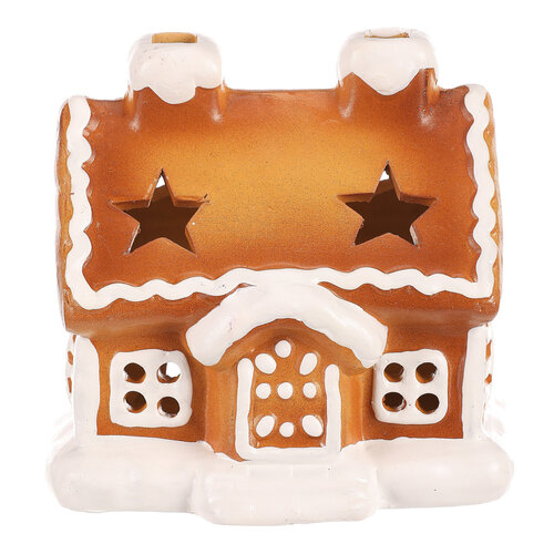 Svetilnik Perníkový domeček, keramika, 8 cm