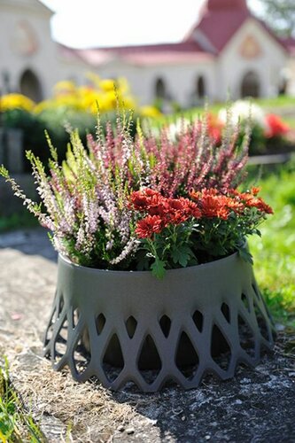 Plastia Blumenkasten selbstbewässernd Bronze